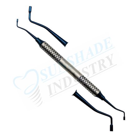  Amalgam Filling Flat End Composite Carver – Plasma Coated Dental Instrument Set 